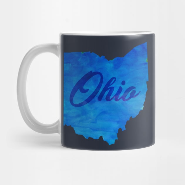 The State of Ohio - Watercolor by loudestkitten